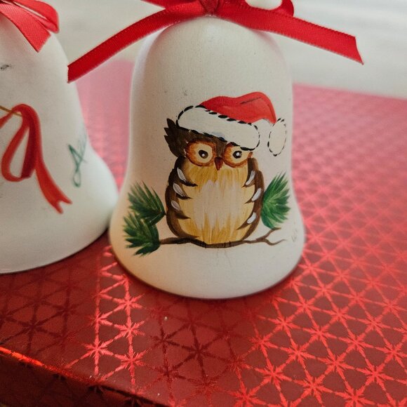 Vintage PAIR 2 Signed Sandstone Creations AZ Christmas Ornaments Bird Southwest - Picture 3 of 5